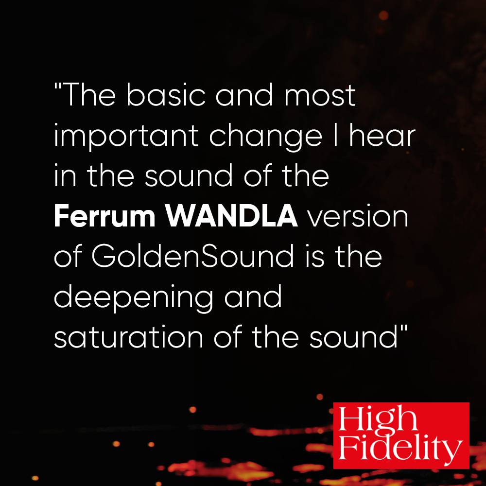 HighFidelity reviews Wandla golden sound